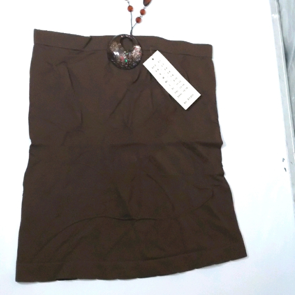 Brown Tank Top with nice collar detail